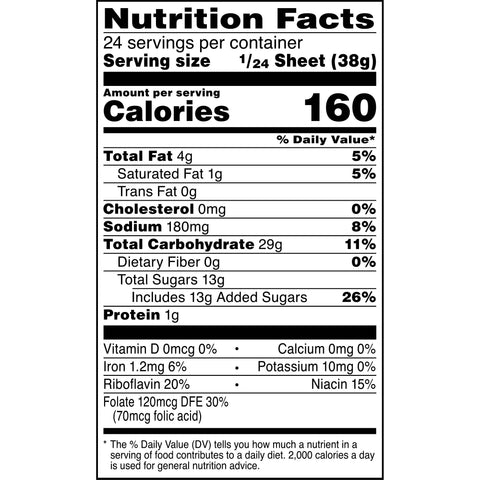 Rice Krispie Treats Sheet - 32 oz. package, 5 per case