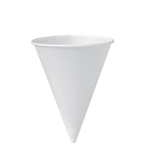 Cup Paper Water Eco-forward® Pre-treated Cone White 6 Oz