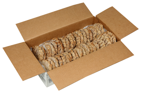 Advance Food Beef Steak Burger, 4 Ounce -- 40 per case.