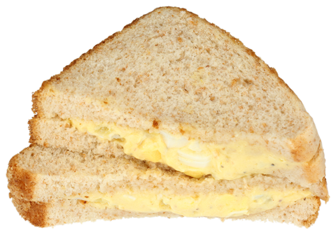 Sandwich Egg Salad On Wheat Bread Wedge 4.5 Oz 301041-012-1