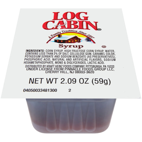 Log Cabin® SYRUP PANCAKE MAPLE FLAVORED SINGLE SERVE CUP 34952/78004823