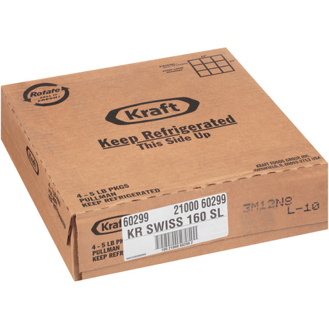 Kraft CHEESE AMERICAN SWISS SLICED 160 CT
