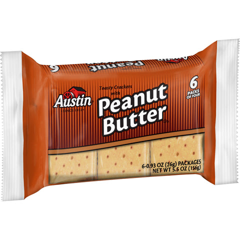 Cracker Sandwich Toasty Crackers With Peanut Butter
