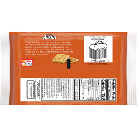 Cracker Peanut Butter Sandwich Square Ss Sleeve