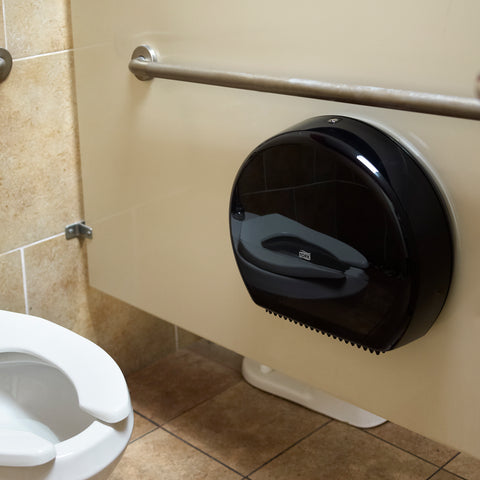 Tork Elevation® DISPENSER BATH TISSUE PLASTIC BLACK JUMBO