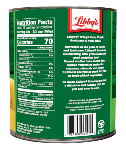 Libby's® POTATO WHOLE WHITE 75 CT