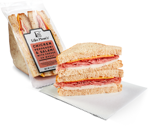 Mom's SANDWICH CHICKEN PEPPERONI & SALAMI W/ CHEESE 5.9 OZ 10000097766
