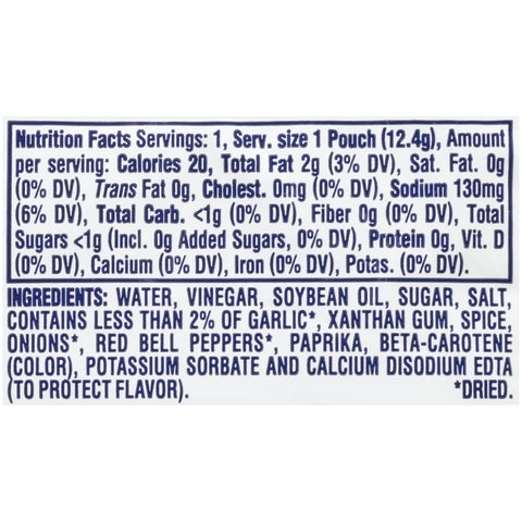 Dressing Italian Golden Single Serve Packet