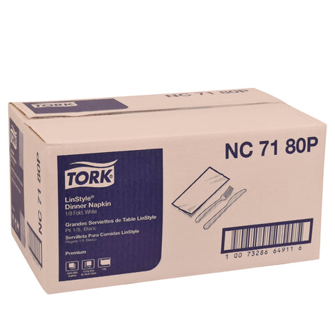 Tork® NAPKIN DINNER 16X17 LINEN LIKE WHITE