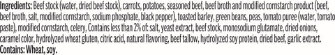 CAMP CAMPBELL VEGETABLE BEEF  48/10+Z