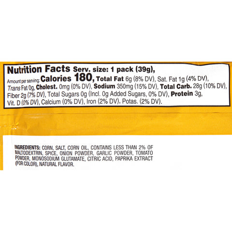 CornNuts Chile Picante - 1.4 oz. bag, 144 per case