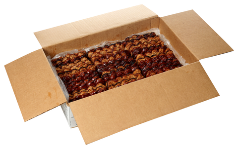 Rowdie Rib Boneless Sweet Baby Rays Pork Rib Patty, 3.5 Ounce -- 52 per case.
