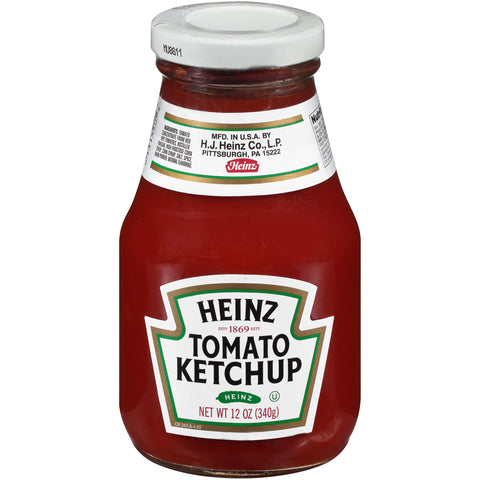 Ketchup Wide Mouth Glass Bottle 001350/78000006