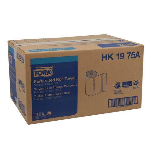 Towel Roll Perforated Natural 11x9