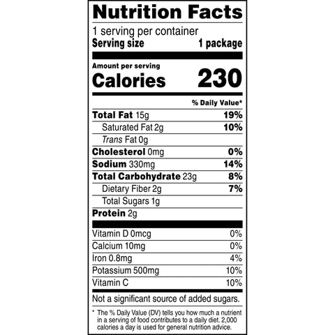 Chip Potato Salt & Vinegar Large Single Serve