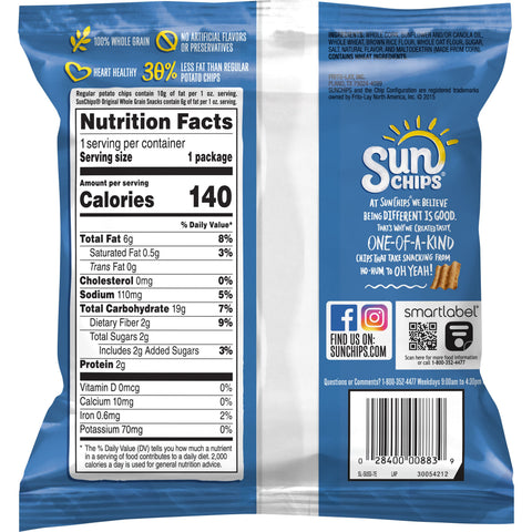 Chip Original Whole Grain Rich Single Serve