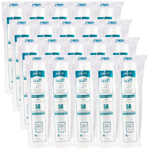 Conex® Galaxy® CUP PLASTIC TRANSLUCENT 12 OZ