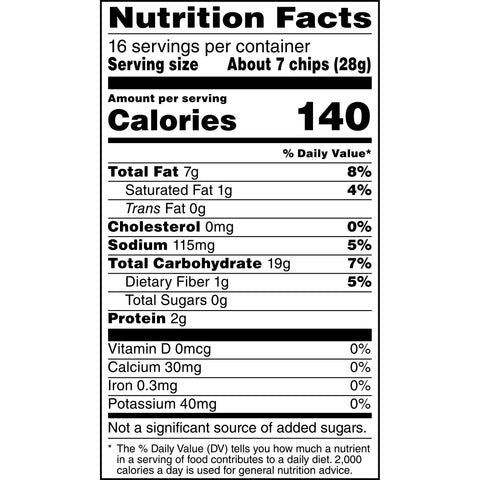 Tortilla Chip Triangle Restaurant Style 100% White Corn Bulk