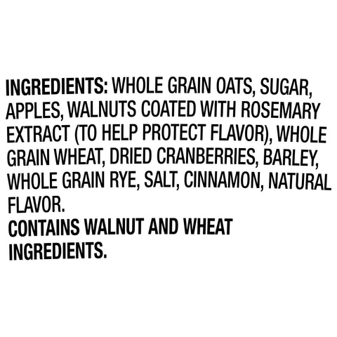 Quaker® OATMEAL REAL MEDLEY APPLE WALNUT CUP