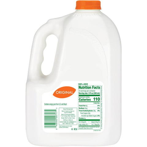 Pepsico Tropicana Pure Premium Orange Juice, 128 Ounce -- 4 per case.