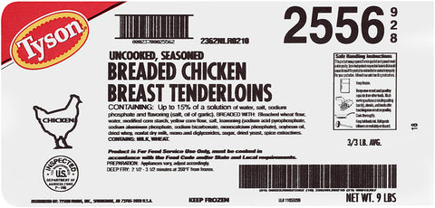 Chicken Tenderloin Breaded Original Spicy 2556-0928