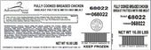 Advancepierre™ CHICKEN PATTY BREADED WHOLE GRAIN COOKED CN 1 OZ 10000068022