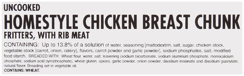 Tyson Red Label Select Cut Homestyle Boneless Breaded Chicken Wing, 5 Pound -- 2 per case.