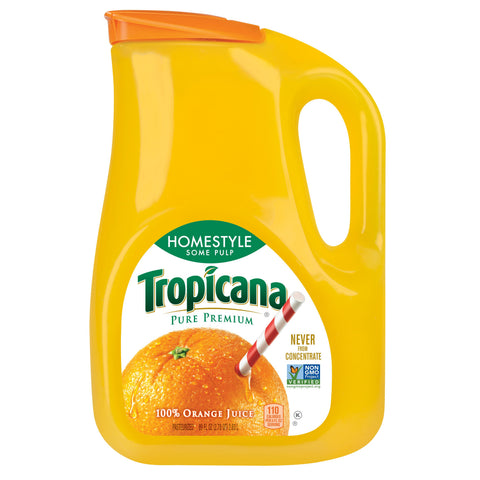 Tropicana JUICE ORANGE 100% PREMIUM HOMESTYLE REFRIGERATED