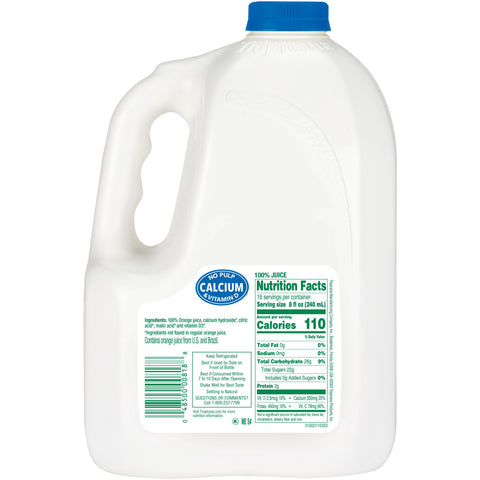 Tropicana Pure Premium Orginal 100 Percent Orange Juice, 128 Fluid Ounce -- 4 per case.