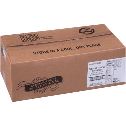 General Foods International Coffees (GFIC) CAPPUCCINO MIX FRENCH VANILLA SUPREME