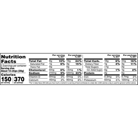 Doritos Top N Go Nacho Cheese Flavor Tortilla Chips, 2.5 Ounce -- 18 per case.