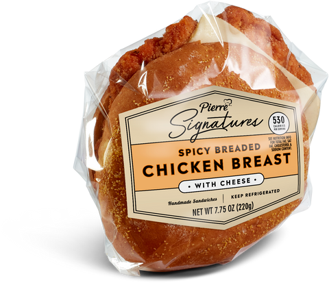 Sandwich Spicy Chicken With Cheese 7.75 Oz 12312