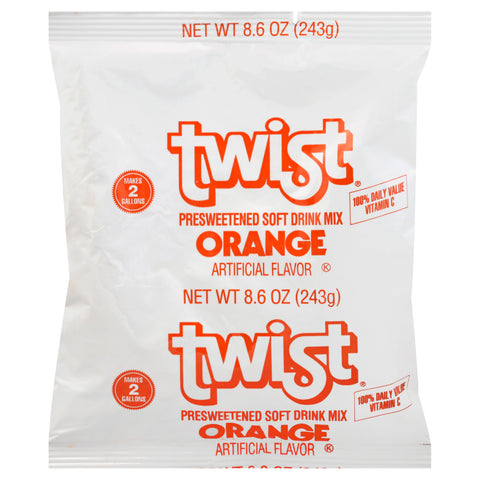 Twist DRINK MIX ORANGE PRE-SWEETENED YIELDS 2 GAL