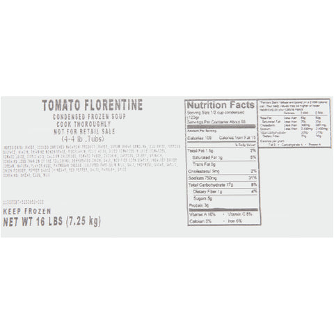Soup Tomato Florentine (w) 163070/78001207