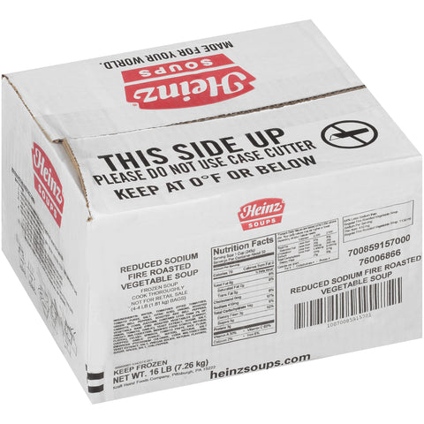 Heinz® SOUP VEGETABLE FIRE ROASTED REDUCED SODIUM 76006866