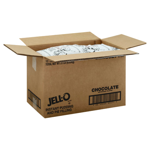 Pudding Jello Instant Chocolate 12 Case 28 Ounce