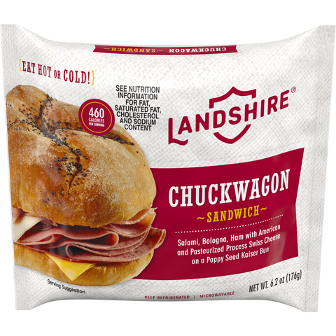 Landshire® SANDWICH CHUCK WAGON 6.2 OZ 10000020781