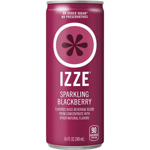 Izze JUICE SPARKLING BLACKBERRY CAN
