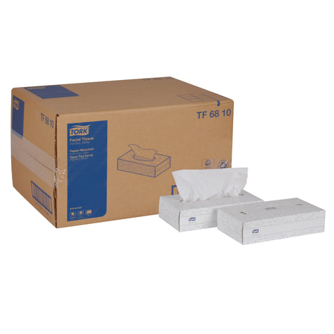 Tork Advanced TISSUE FACIAL FLAT BOX WHITE 2-PLY 8.2X7.9