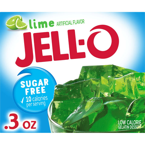 Gelatin Mix Lime Sugar Free