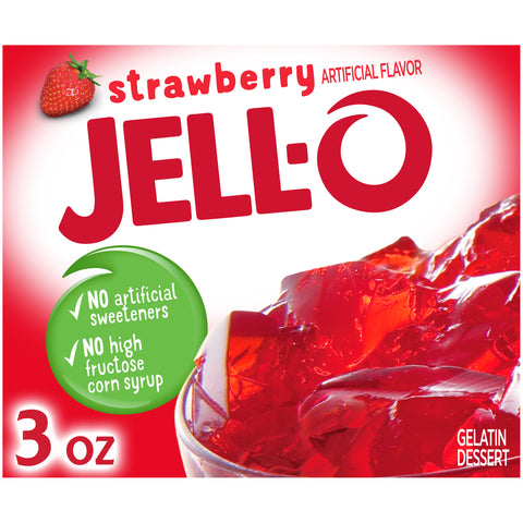 Gelatin Mix Strawberry Powder