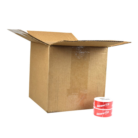 Label Secure It Permanent Red 1x3