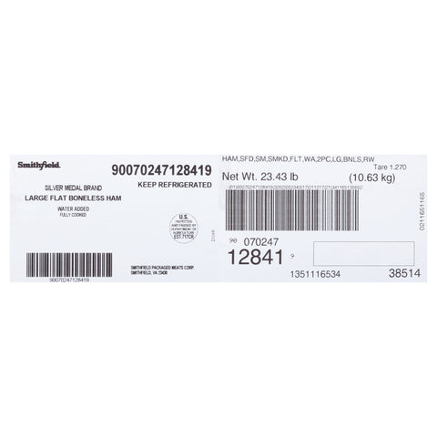 Silver Medal (SF) HAM SMOKED BONELESS WA 70247128410
