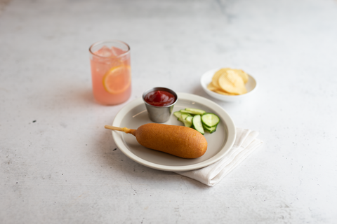 State Fair All Meat Jumbo Corn Dog, 4 Ounce -- 40 per case.