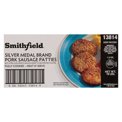 Silver Medal (SF) SAUSAGE PATTY PORK FC 1.5 OZ