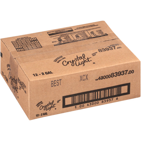 Crystal Light Lemonade Mix 12 Envelopes Per Case - Each Evelope Makes 2 Gallons