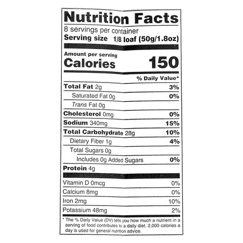 Labrea Bakery Round Rosemary Olive Oil Bread, 14.5 Ounce -- 12 bags per case.