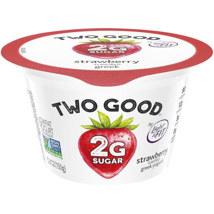 Two Good Strawberry Greek Yogurt, 5.3 Ounce -- 12 per case