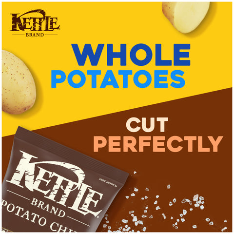 Kettle Brand Lightly Salted Potato Chips - 9 oz. bag, 12 per case
