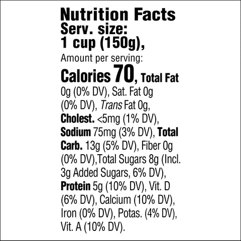 Light and Fit Blueberry Yogurt, 5.3 Ounce -- 12 per case.